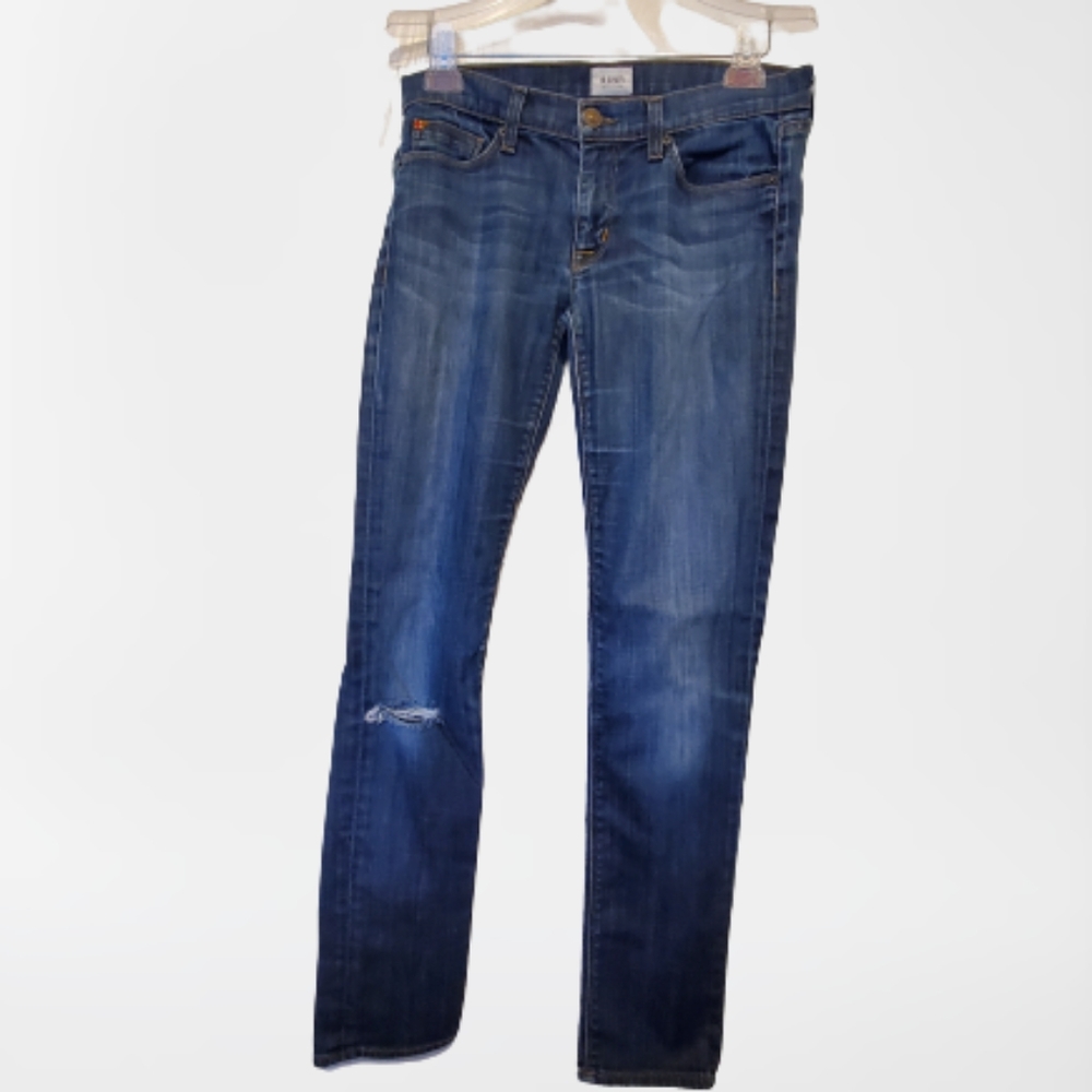 Hudson Colette Skinny Distressed Jeans - Picture 1 of 14
